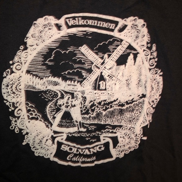 SOLVANG BLACK CALIFORNIA MUSCLE TEE SIZE S - Picture 2 of 4